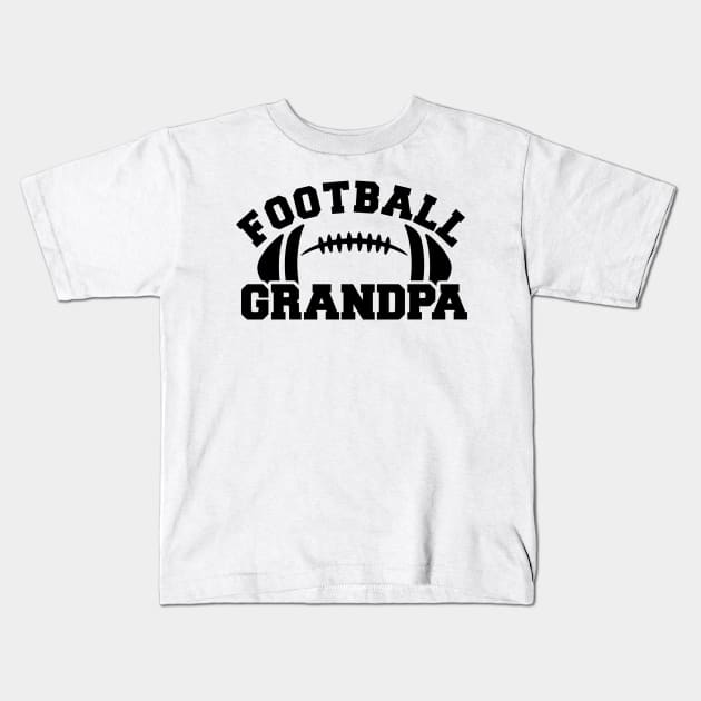 Football Grandpa Kids T-Shirt by p308nx